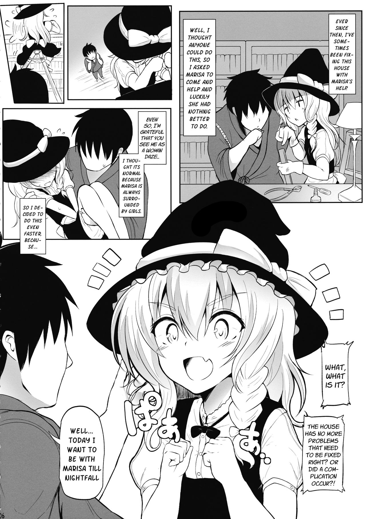 Witch Series — Marisa Gets Her Tight Blonde Pussy Pounded in Hardcore Love Session [Reitaisai 11] [HAMMER_HEAD (Makabe Gorou)] [DKKMD Translations]