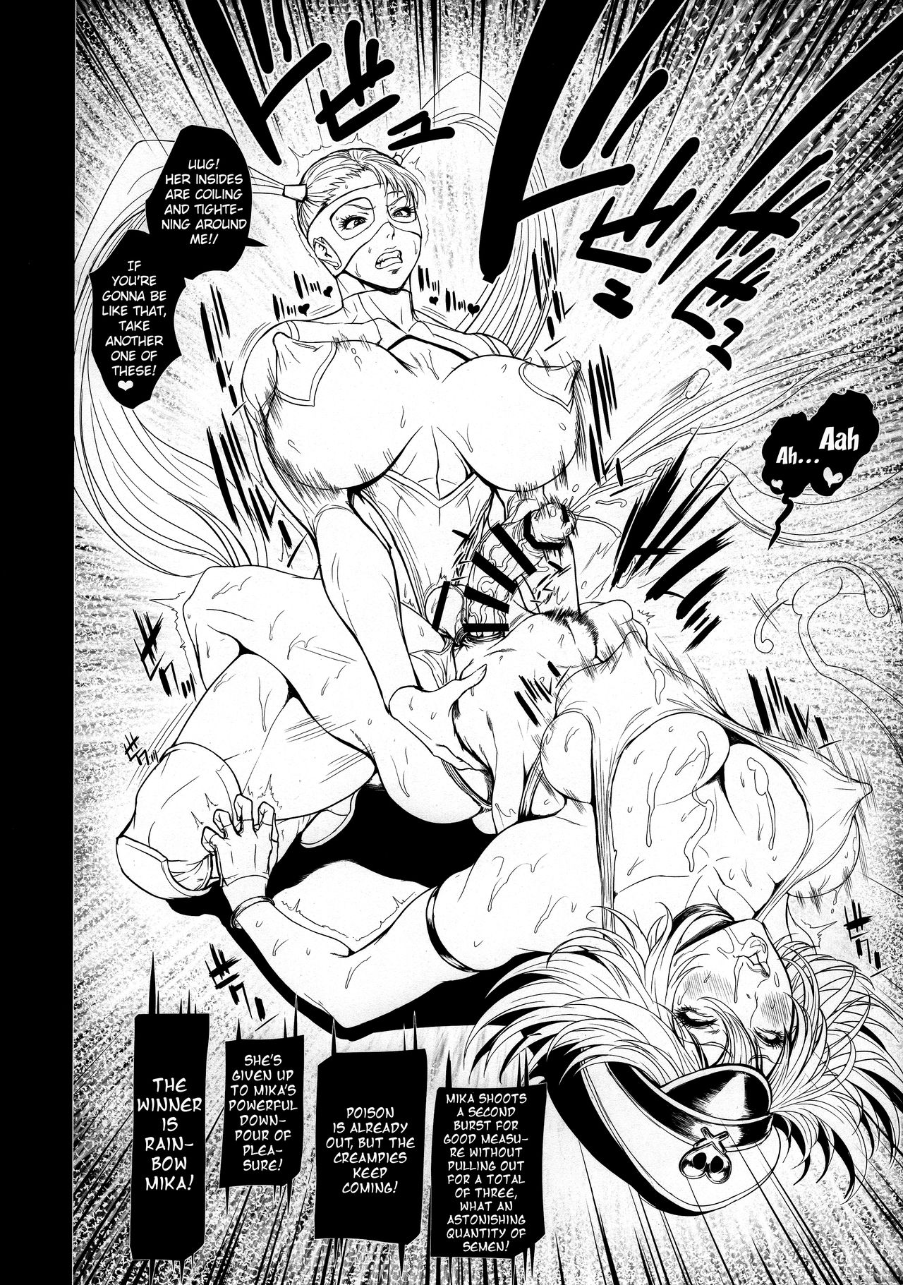 Wrestling Series — Rainbow Mika vs Poison Hardcore Lesbian Sex Fight Fuck  [Sengoku Joketsu Emaki (Chinbotsu)]